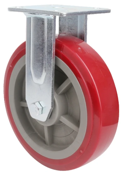 Heavy-Duty Plastic-Core PU Casters
