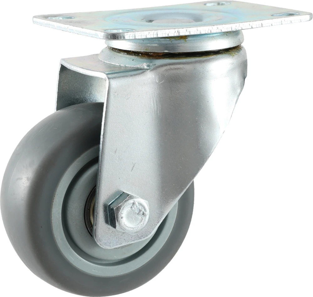 Medium-Duty Single / Double-Axle TPR Casters